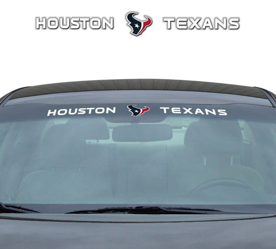 Houston Texans Decal 35x4 Windshield (CDG) - 757 Sports Collectibles