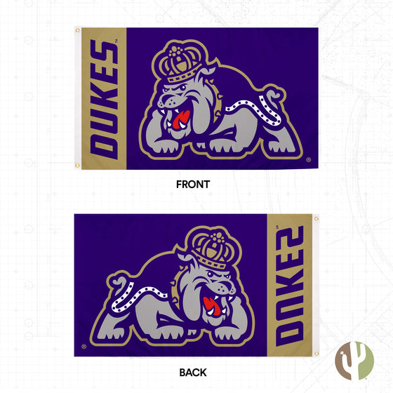 Desert Cactus James Madison University Flag Dukes JMU Flags Banners 100% Polyester Indoor Outdoor 3x5 (Team Name) - 757 Sports Collectibles