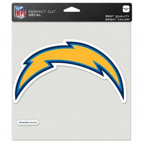 NFL San Diego Chargers Perfect Cut 8x8 Diecut Decal - 757 Sports Collectibles