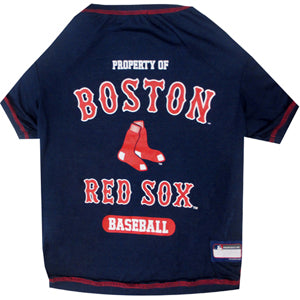 Boston Red Sox Dog Tee Shirt Pets First