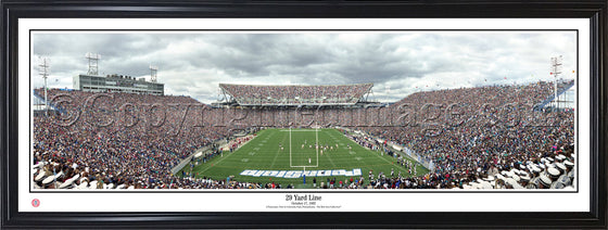 Penn State Nittany Lions Happy Valley "29 Yard Line" Panorama Photo Print - 757 Sports Collectibles