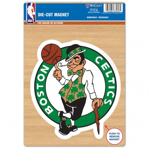 Boston Celtics Die Cut Logo Magnet 6.25" X 9" (Outdoor Rated)