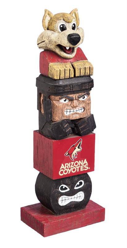 Phoenix Arizona Coyotes 16" Tiki Totem Figure Statue - 757 Sports Collectibles