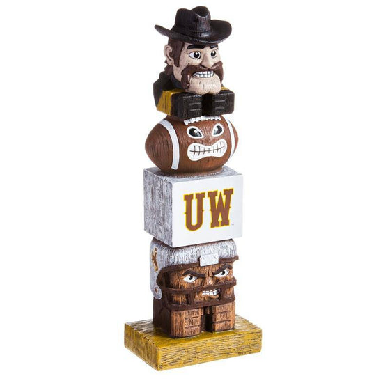 Wyoming Cowboys 16" Tiki Totem Figure Statue - 757 Sports Collectibles