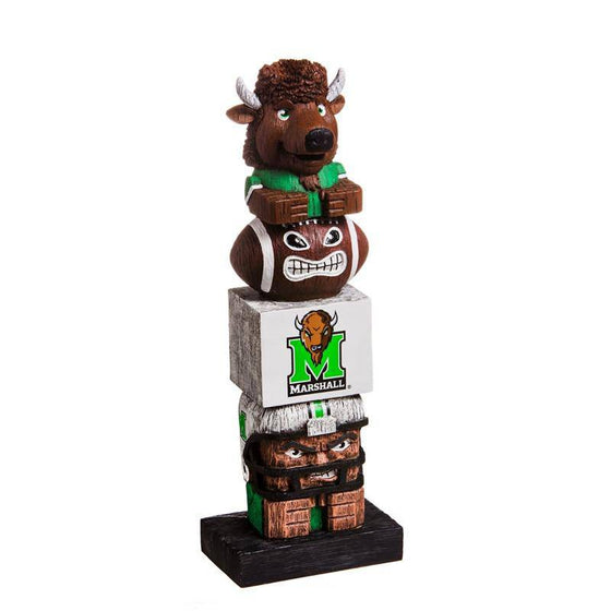 Marshall Thundering Herd 16" Tiki Totem Figure Statue - 757 Sports Collectibles