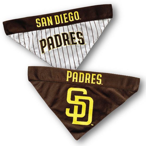 San Diego Padres REVERSIBLE Dog Bandana Pets First