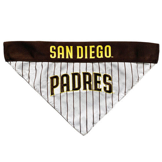 San Diego Padres REVERSIBLE Dog Bandana Pets First - 757 Sports Collectibles