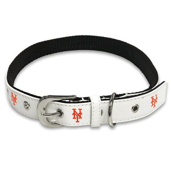 New York Mets Signature Pro Dog Collar by Pets First - 757 Sports Collectibles