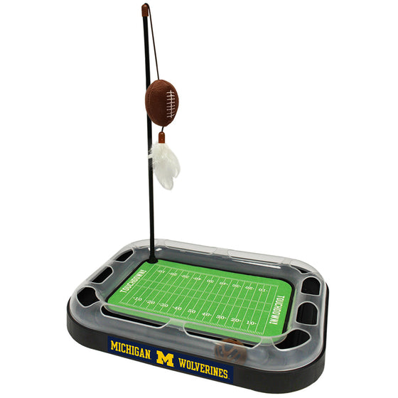 Michigan Wolverines Football Cat Scratcher Toy by Pets First