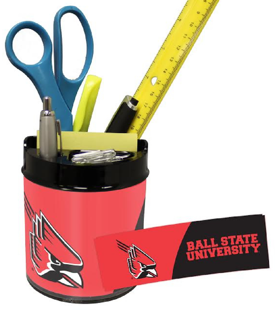 Ball State Cardinals Small Desk Caddy