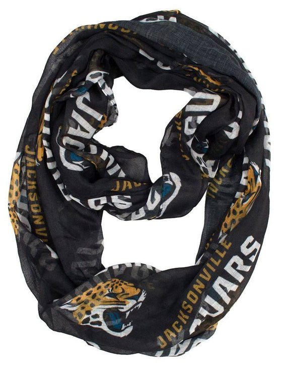 NFL Jacksonville Jaguars Endless Loop Infinity Scarf - 757 Sports Collectibles