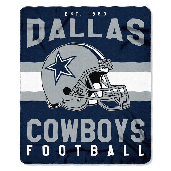 Dallas Cowboys Blanket 50x60 Fleece Singular Design - 757 Sports Collectibles