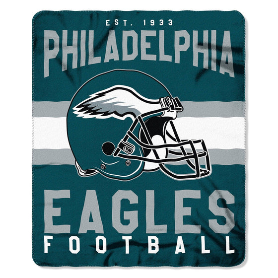 Philadelphia Eagles Blanket 50x60 Fleece Singular Design - 757 Sports Collectibles