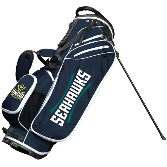 UNC Wilmington Seahawks Birdie Stand Golf Bag Navy