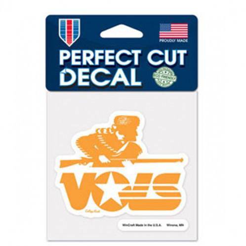 Tennessee Volunteers Vintage Perfect Cut 4x4 Diecut Decal - 757 Sports Collectibles