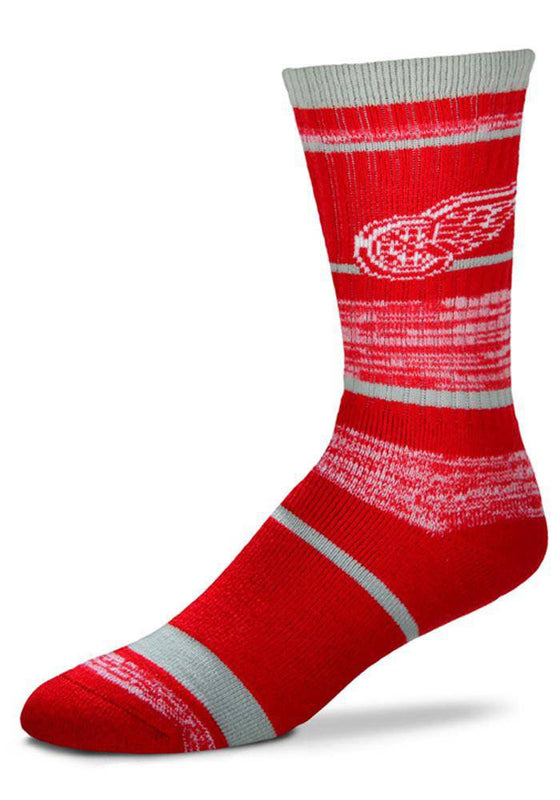 Detroit Red Wings RMC Stripe Socks Large 10-13 - 757 Sports Collectibles