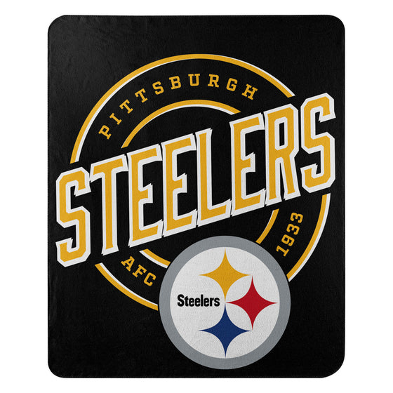 Pittsburgh Steelers Blanket 50x60 Fleece Campaign Design