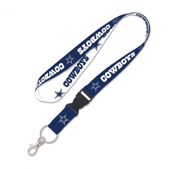 DALLAS COWBOYS LANYARD W/DETACHABLE BUCKLE 1"