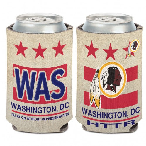 WASHINGTON REDSKINS HIPSTER CAN COOLER12 OZ.