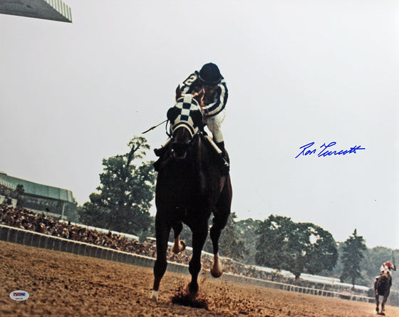 Ron Turcotte Secretariat Triple Crown Authentic Signed 16X20 Photo PSA/DNA - 757 Sports Collectibles