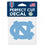 North Carolina Tar Heels Perfect Cut 4x4 Diecut Decal - 757 Sports Collectibles