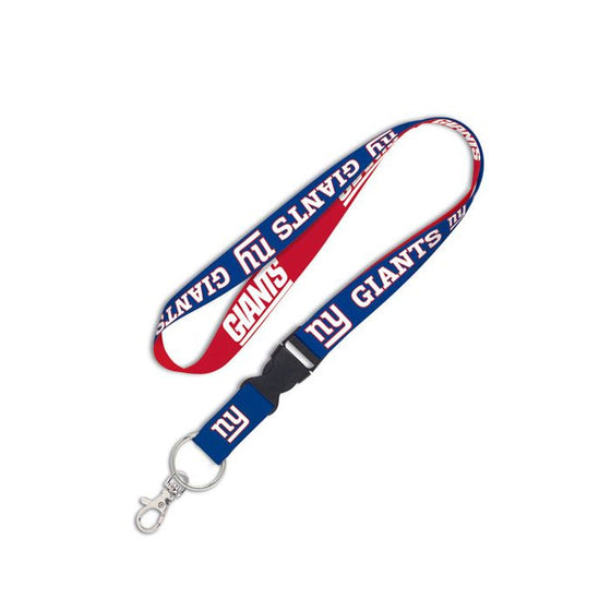 NEW YORK GIANTS LANYARD W/DETACHABLE BUCKLE 1"