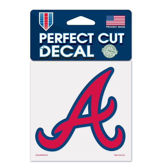 Atlanta Braves Perfect Cut Color Decal 4" x 4"