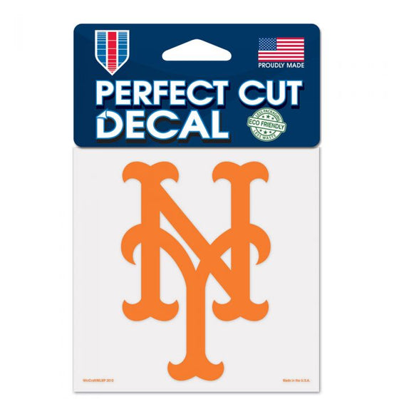 New York Mets Perfect Cut Color Decal 4" x 4"