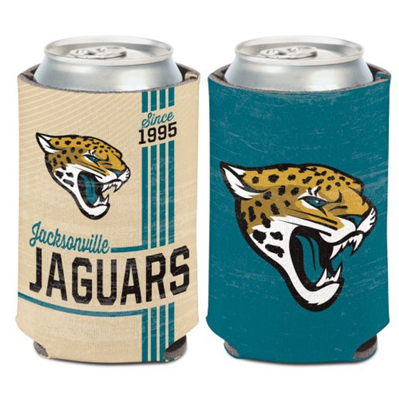 Jacksonville Jaguars Can Cooler Vintage Design Special Order