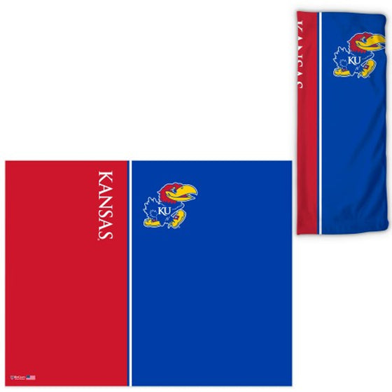 Kansas Jayhawks Fan Wrap Face Covering