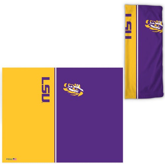 LSU Tigers Fan Wrap Face Covering