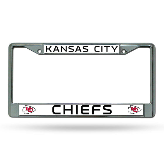 Kansas City Chiefs Chrome License Plate Frame (CDG) - 757 Sports Collectibles