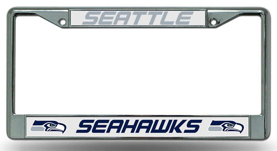 Seattle Seahawks Chrome License Plate Frame (CDG) - 757 Sports Collectibles