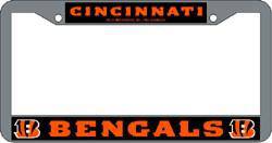 Cincinnati Bengals Chrome License Plate Frame (CDG) - 757 Sports Collectibles