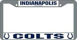 Indianapolis Colts Chrome License Plate Frame (CDG) - 757 Sports Collectibles