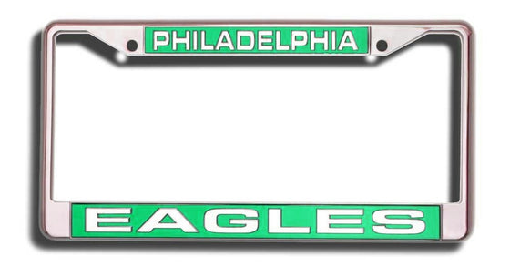 Philadelphia Eagles Laser Cut Chrome License Plate Frame (CDG)