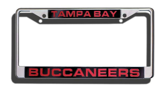 Tampa Bay Buccaneers Laser Cut Chrome License Plate Frame (CDG) - 757 Sports Collectibles