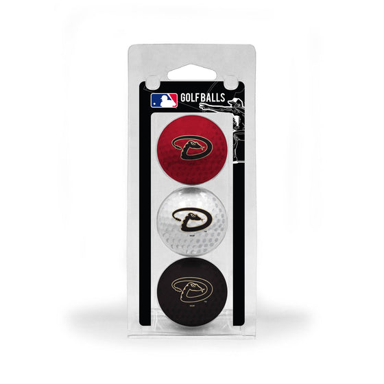 Arizona Diamondbacks 3 Golf Ball Pack - 757 Sports Collectibles