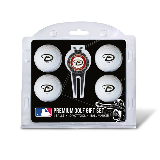 Arizona Diamondbacks 4 Golf Ball And Divot Tool Set - 757 Sports Collectibles