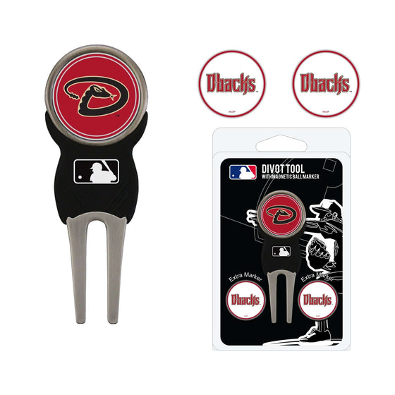 Arizona Diamondbacks Divot Tool Pack With 3 Golf Ball Markers - 757 Sports Collectibles