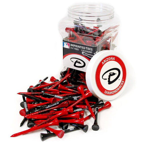 Arizona Diamondbacks Jar Of 175 Golf Tees - 757 Sports Collectibles