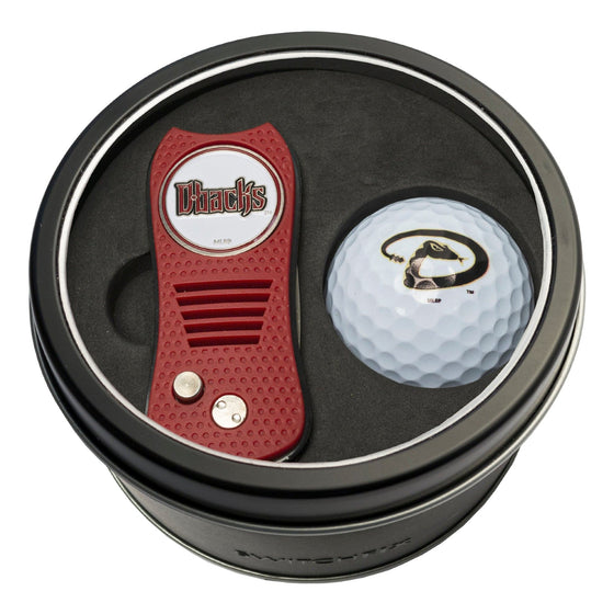 Arizona Diamondbacks Tin Set - Switchfix, Golf Ball - 757 Sports Collectibles