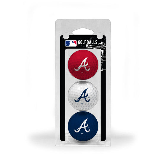 Atlanta Braves 3 Golf Ball Pack - 757 Sports Collectibles