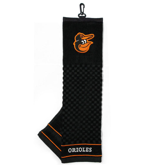 Baltimore Orioles Embroidered Golf Towel - 757 Sports Collectibles