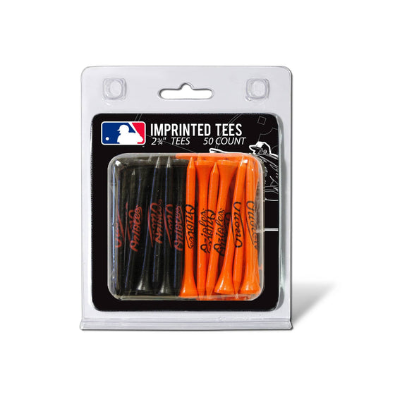 Baltimore Orioles Pack Of 50 Golf Tees - 757 Sports Collectibles