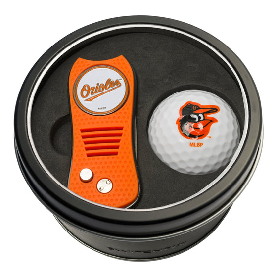 Baltimore Orioles Tin Set - Switchfix, Golf Ball - 757 Sports Collectibles