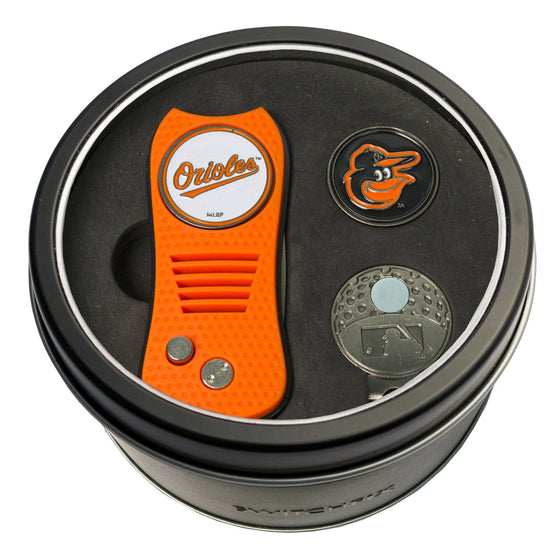 Baltimore Orioles Tin Set - Switchfix, Cap Clip, Marker - 757 Sports Collectibles