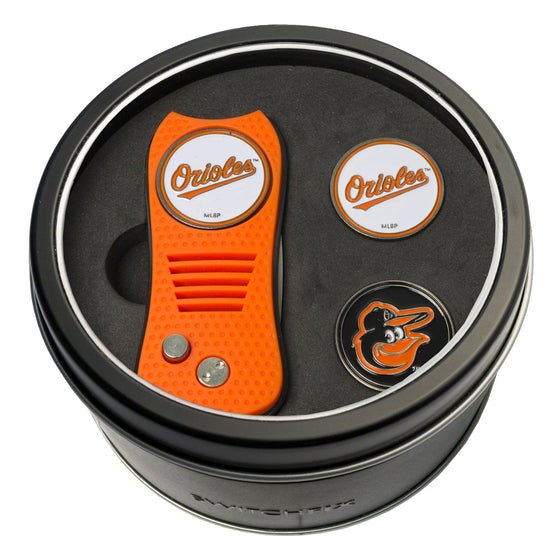 Baltimore Orioles Tin Set - Switchfix, 2 Markers - 757 Sports Collectibles