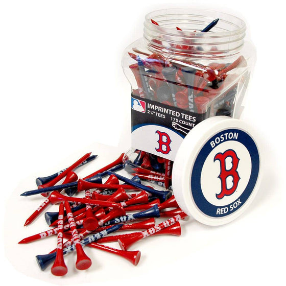 Boston Red Sox Jar Of 175 Golf Tees - 757 Sports Collectibles