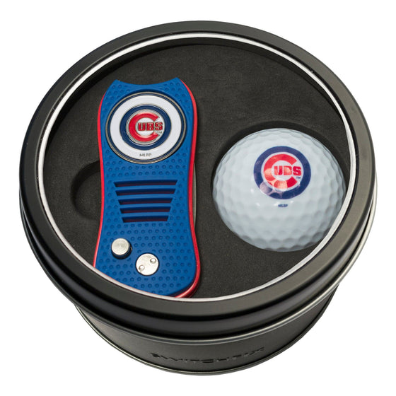 Chicago Cubs Tin Set - Switchfix, Golf Ball - 757 Sports Collectibles